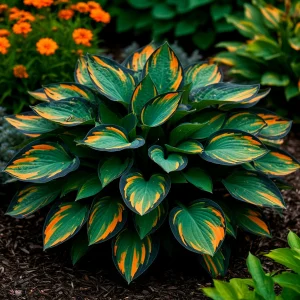 Хоста Бархатный Полог купить по цене от 560р. в интернет-магазине «Посадика» с доставкой почтой в в Кисловодске и по всей России – [изображение №1].